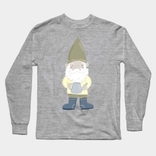 Gnome with Watering Can Long Sleeve T-Shirt